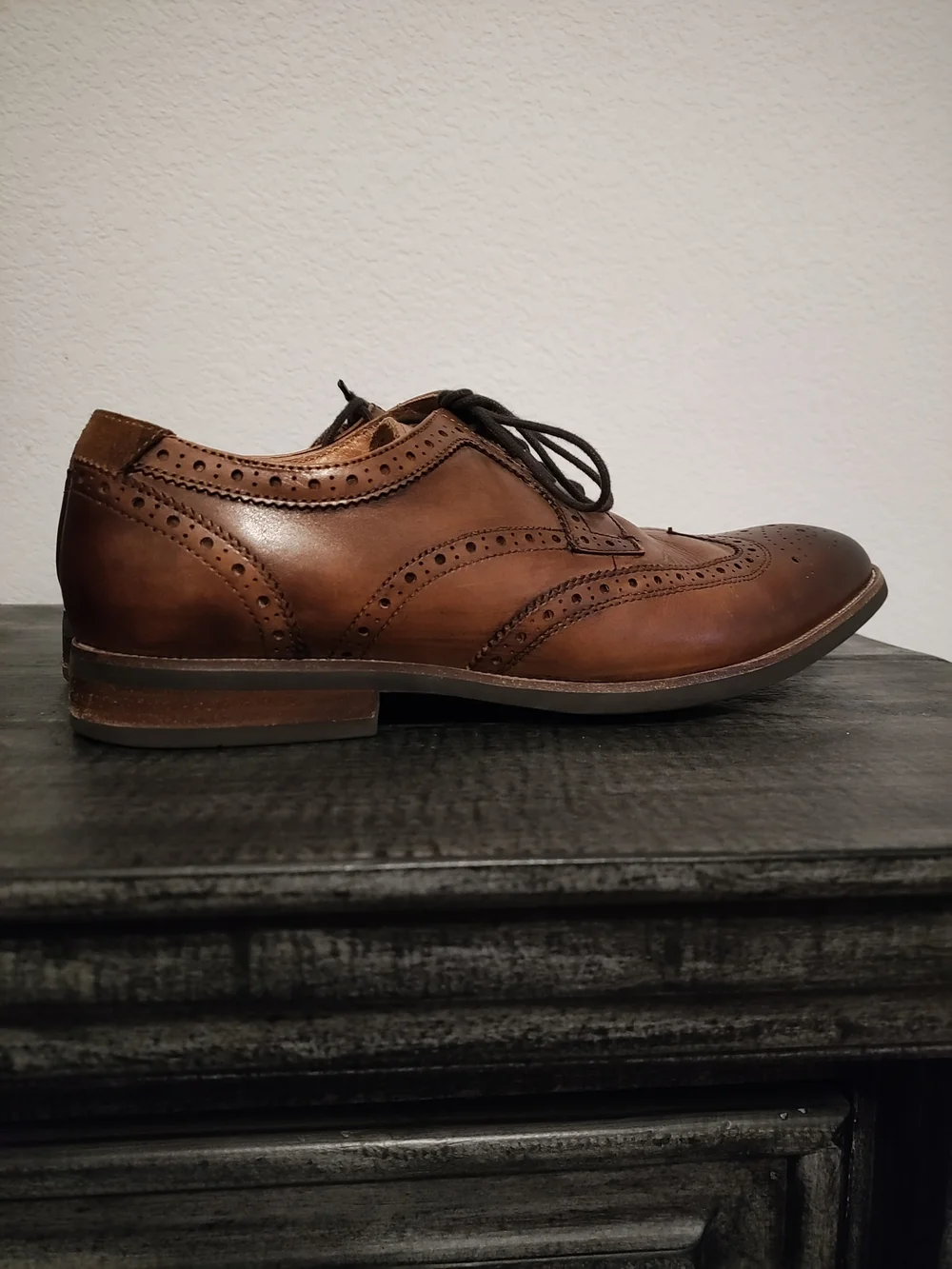 Florsheim Classic Brown Leather Wingtip Oxford Shoes - Men's Dress Lace-Ups
